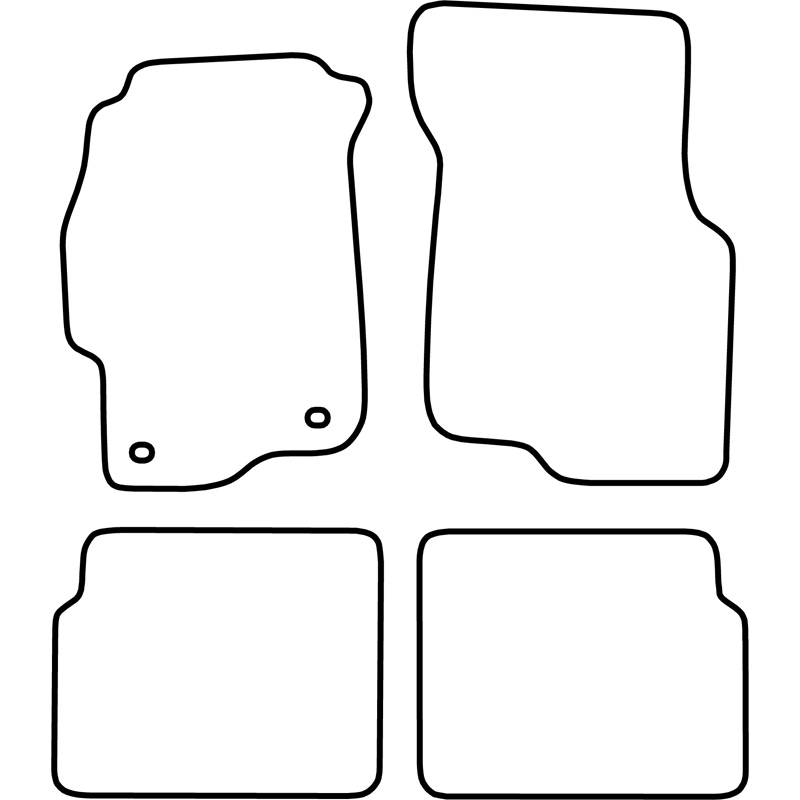 Automatten  Honda Civic sedan 1996-2001