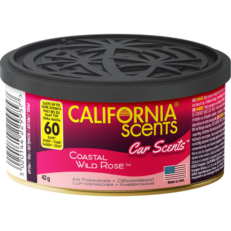 California Scents Luchtverfrisser - Coastal Wild Rose - Blikje 42gr