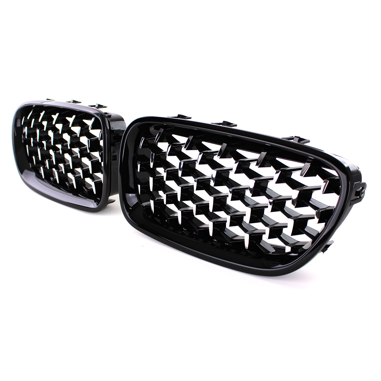 Grill Nieren passend voor BMW F10/11 Exclusive Gloss Black Chroom 10-17