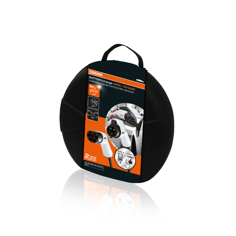 Osram BATTERYcharge 5PIN Type2>1 32A 1ph (5m) - Laadkabel EV