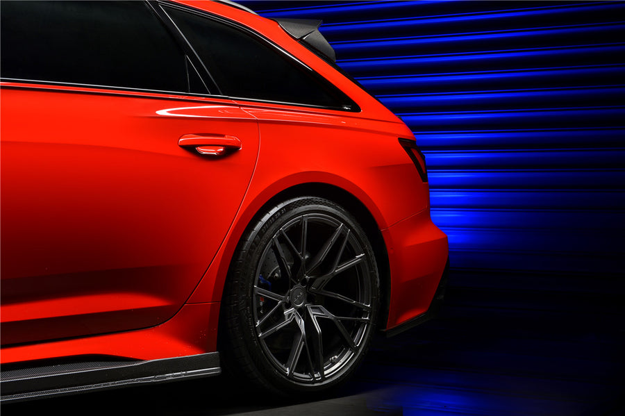 Audi RS6 Avant C8 BKSS Style Carbon Zijskirts 2019-2022