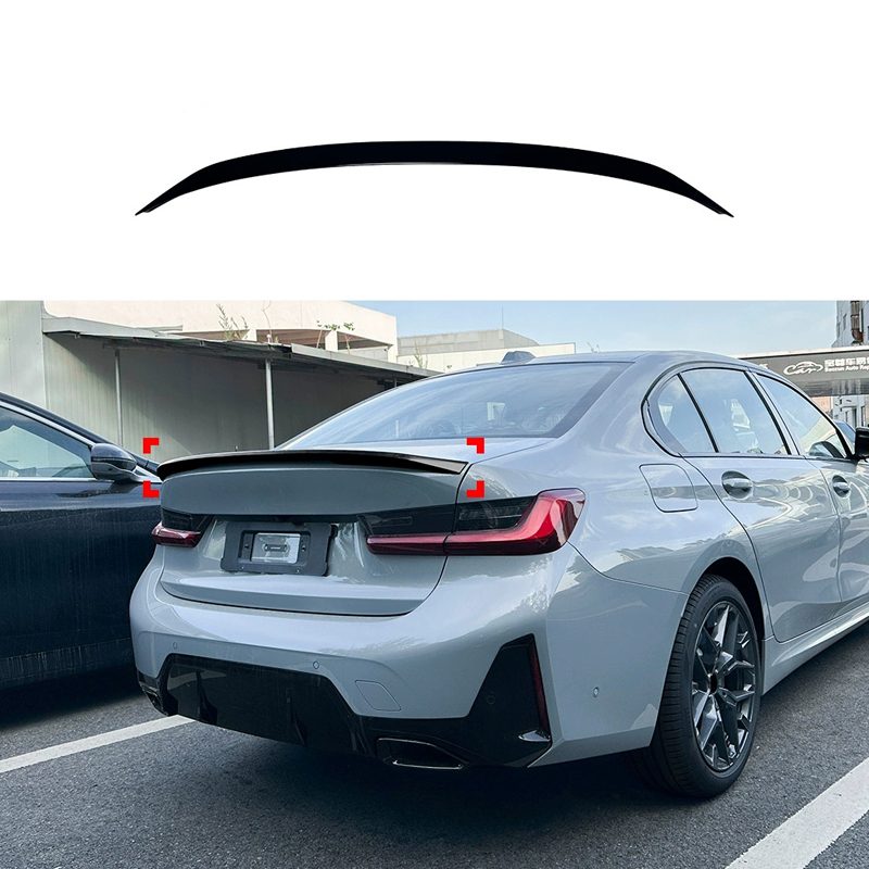 Achterspoiler  BMW 3-Serie G20 Sedan 2019- (ABS Glanzend zwart)