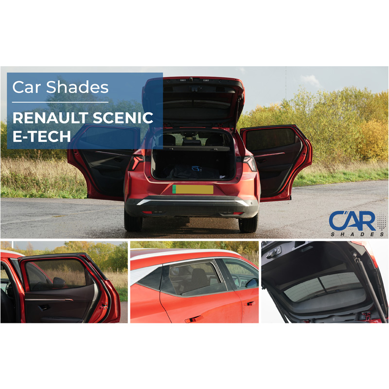Set Car Shades  Renault Scénic E-Tech 2024- (4-delig)