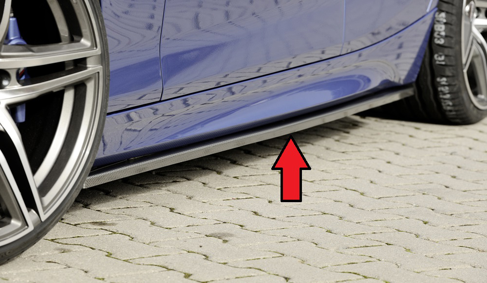 Zijskirts BMW 1 serie Rieger