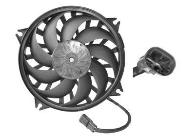 ventilator, 240w, 40 cm doorsnee, 2 pins Citroen C4, 2010 -