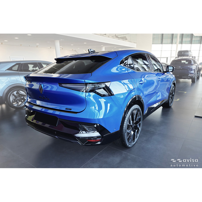 Zwart RVS Achterbumperprotector  Renault Rafale 2023- 'Ribs'