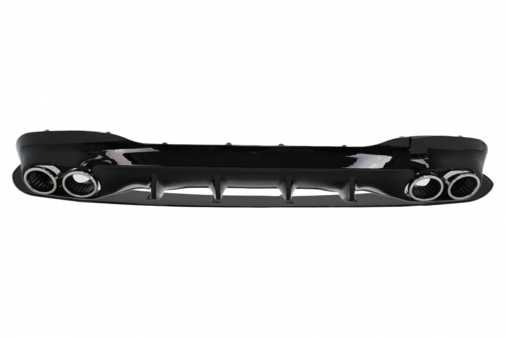 Diffuser Mercedes CLA C118 glans zwart met Sierstukken