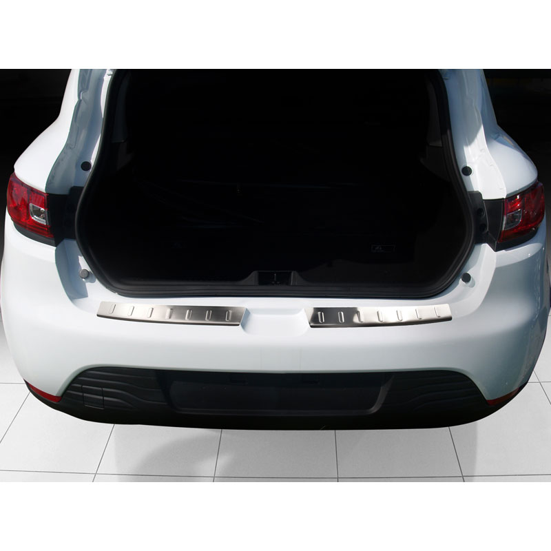 RVS Achterbumperprotector  Renault Clio IV 5-deurs 2013-2017 & FL 2017-2019 incl. GT-Line 'Ribs'