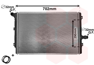Radiator Audi TT 06/14 2.0 TFSI Benzine