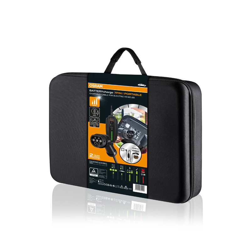 Osram BATTERYcharge 7PIN Portable Type2 16A (5m) - Draagbare Lader EV