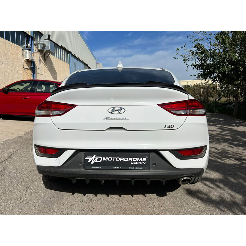 Achterspoilerlip  Hyundai i30 III Fastback incl. N-Line 2017- (ABS Glanzend zwart)