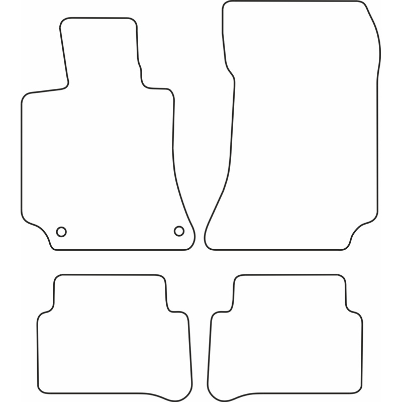 Automatten  Mercedes E Klasse W212 2009-2013