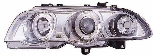 Koplampen passend voor BMW E46 98-01 Sedan/Touring Angel Eyes Chroom