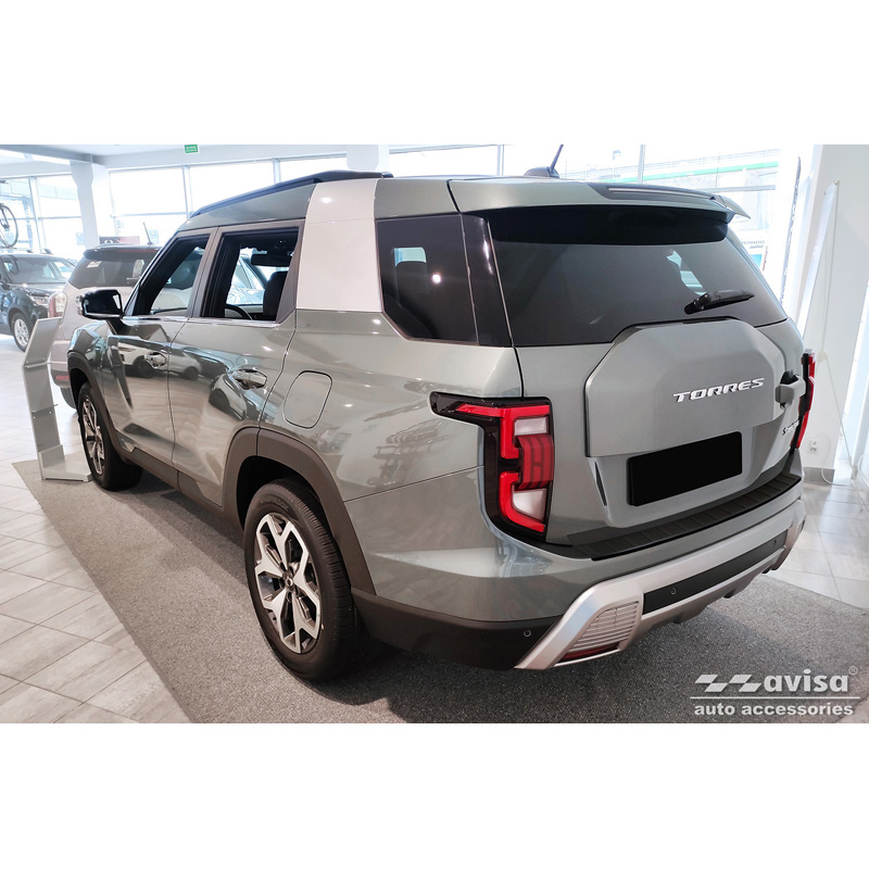 Matzwart RVS Achterbumperprotector  SsangYong Torres (J100) 2022- 'Ribs'
