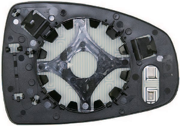 Spiegel.GLAS rechts Audi A1 8X, 10->> CONVEX GLAS; VERWARMBAAR