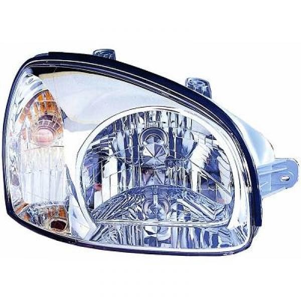 Koplamp links SANTA FE 00-07 DEPO