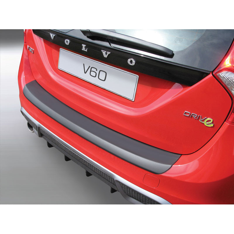 ABS Achterbumper beschermlijst  Volvo V60 2010-2018 Zwart