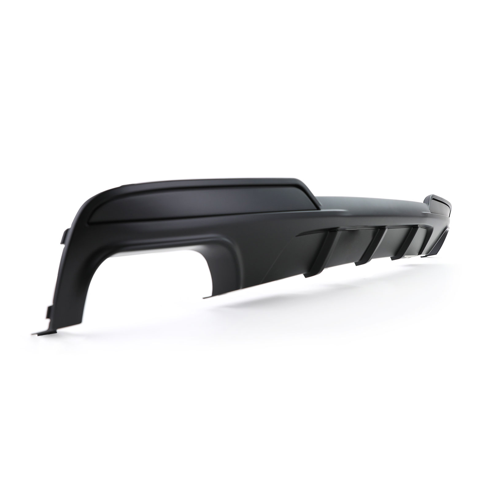 Achterdiffusor BMW F10 Duplex mat Zwart M-Pakket