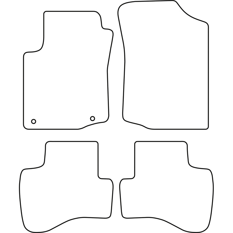 Automatten  Peugeot 107 2005-2010