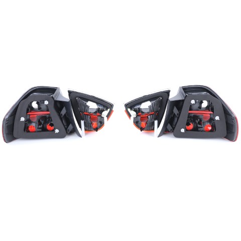 Achterlichten passend voor BMW E90 05-08 Rood/Smoke