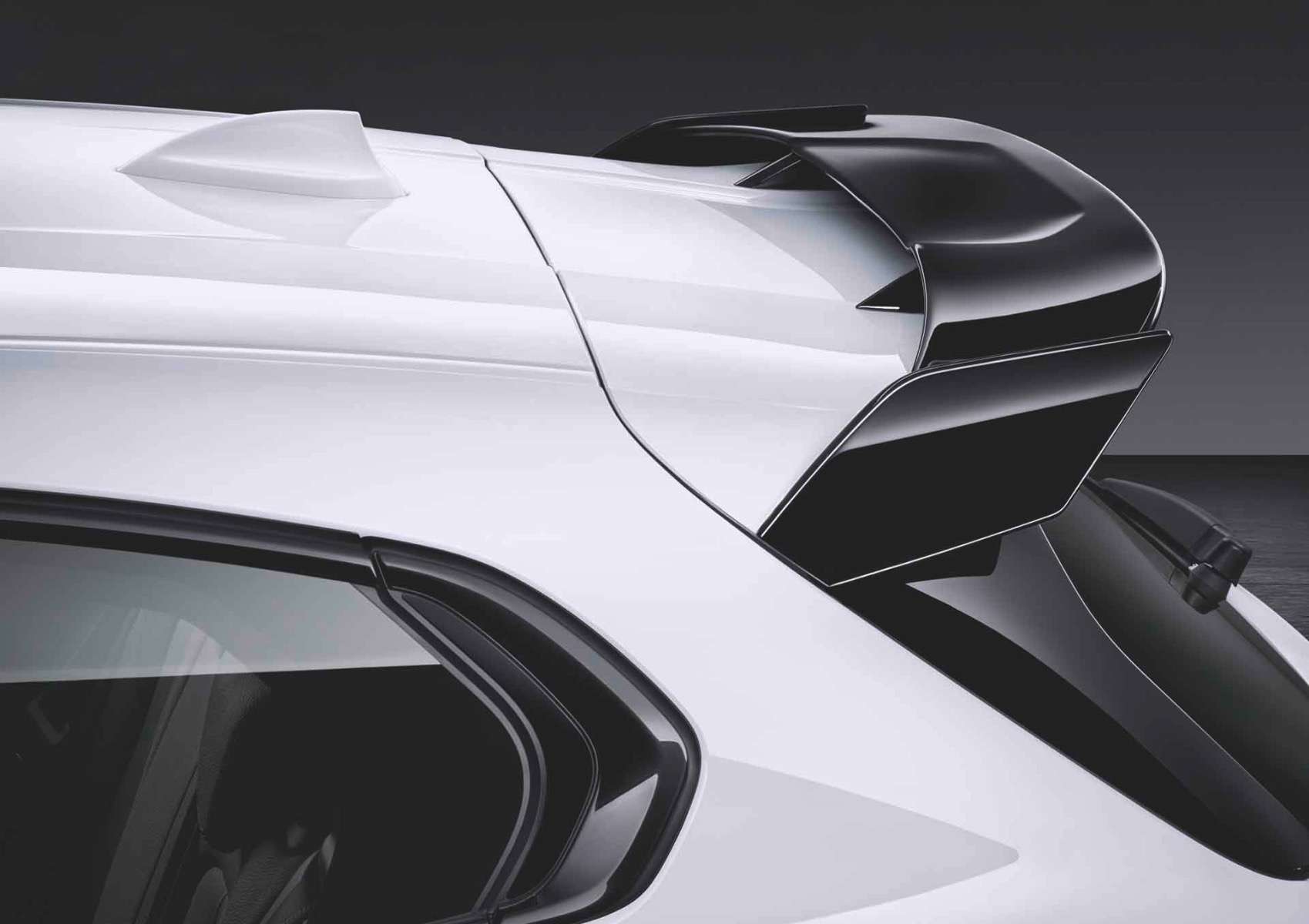 Dakspoiler BMW 1 F40 M-Performance Glanzend Zwart