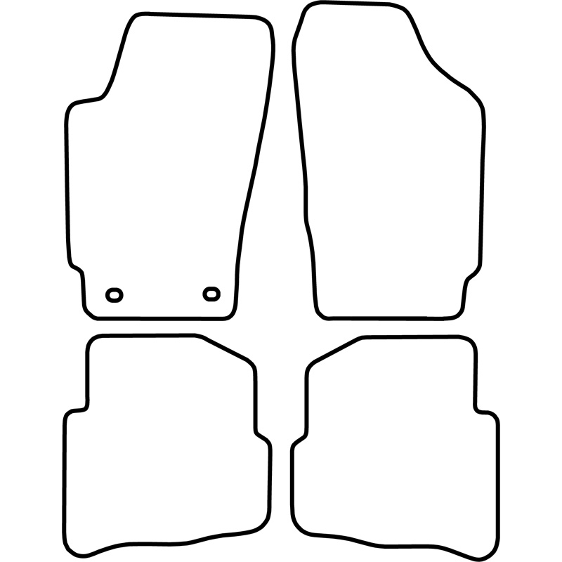 Automatten  Volkswagen Fox 2005-2007