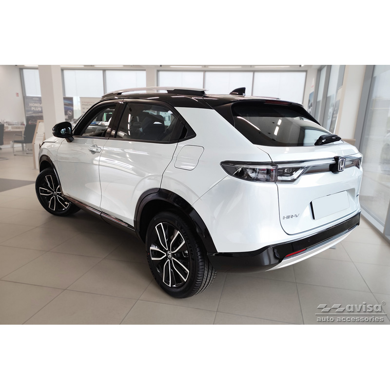 Zwart RVS Instaplijsten  Honda HR-V 2021- 'Hybrid' - 4-delig