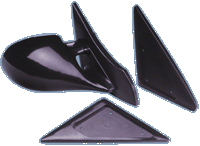 Set spiegeladapters Fiat Punto 3deurs -99 voor diverse spiegels