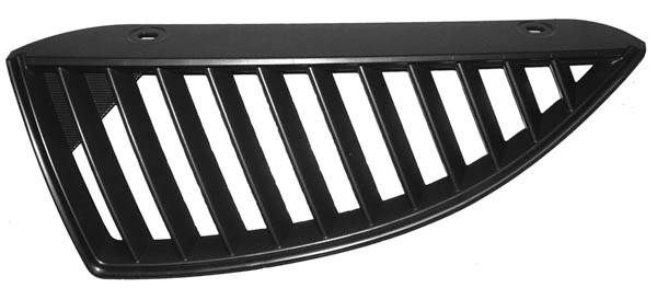 Grill links LANCER 03-07 MATT ZWART