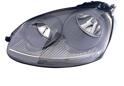 koplamp, H7+H7, elektr verstelb, chroom huis, links VW Golf 5, 2