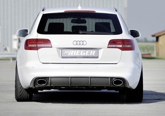 Achterinzet Audi A6 4F facelift Rieger ABS Carbon (org.)