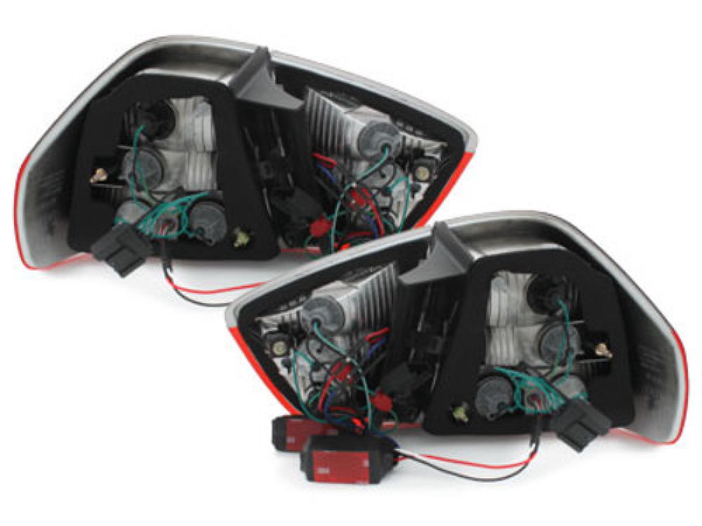 Achterlichten passend voor BMW 3 serie E90 LED 05-08 Rood-Smoke Tube