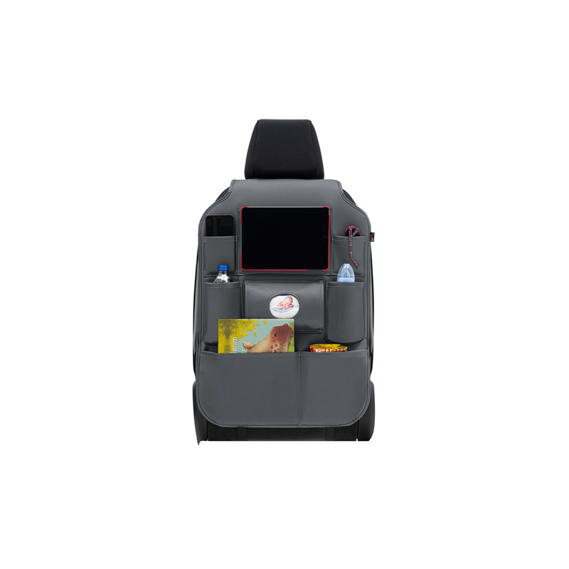 Universele Autostoel Organizer - Grijs PVC leder