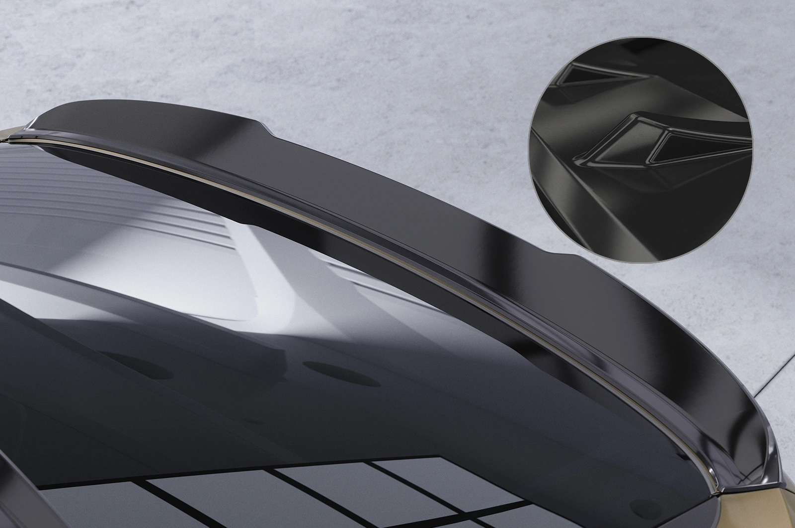 Achterspoiler BMW X6 (G06) glans zwart 2019–