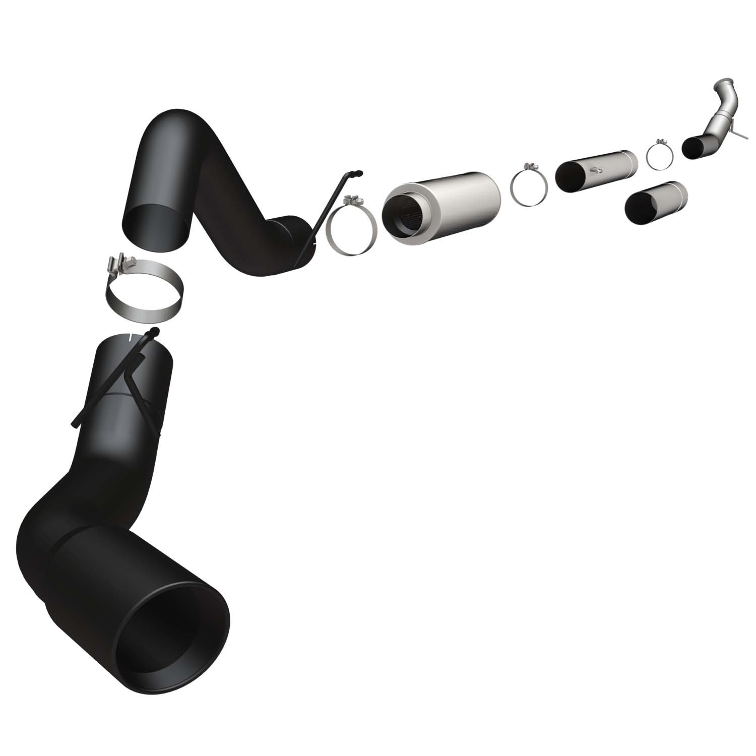 Dodge Cat-Back 04.5-07 Dodge Ram 5.9L Black Magnaflow Cat-Back